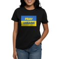 thumbnail image 1 of CafePress - Pray For Ukraine T Shirt - Women's Traditional Fit Dark T-Shirt, 1 of 4