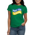 thumbnail image 1 of CafePress - Pray For Ukraine T Shirt - Women's Traditional Fit Dark T-Shirt, 1 of 4