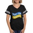 thumbnail image 1 of CafePress - Pray For Ukraine T Shirt - Womens Football Shirt, 1 of 4