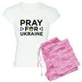thumbnail image 1 of CafePress - Pray For Ukraine Women's Light Pajamas - Women's Short Sleeve Print T-Shirt and Pants Light Cotton Pajama Set, 1 of 7