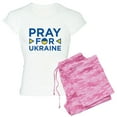 thumbnail image 1 of CafePress - Pray For Ukraine Women's Light Pajamas - Women's Short Sleeve Print T-Shirt and Pants Light Cotton Pajama Set, 1 of 7