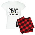 thumbnail image 1 of CafePress - Pray For Ukraine Women's Light Pajamas - Women's Short Sleeve Print T-Shirt and Pants Light Cotton Pajama Set, 1 of 7