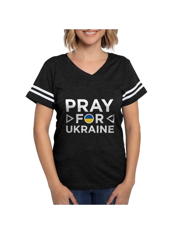 - Pray For Ukraine - Womens Football Shirt