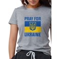 thumbnail image 1 of CafePress - Pray For Ukraine Womens Tri Blend T Shirt - Womens Tri-blend T-Shirt, 1 of 1
