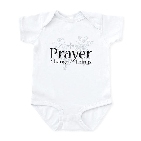 CafePress - Prayer Changes Things Infant Bodysuit - Baby Light Bodysuit, Size Newborn - 24 Months