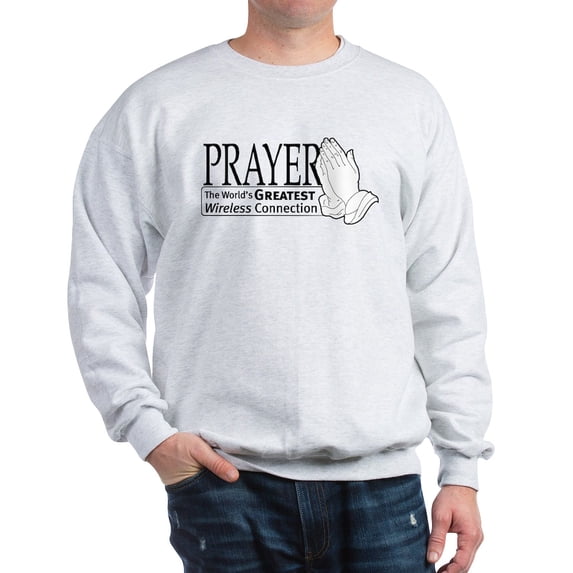 CafePress - Prayer Sweatshirt - Crew Neck Sweatshirt