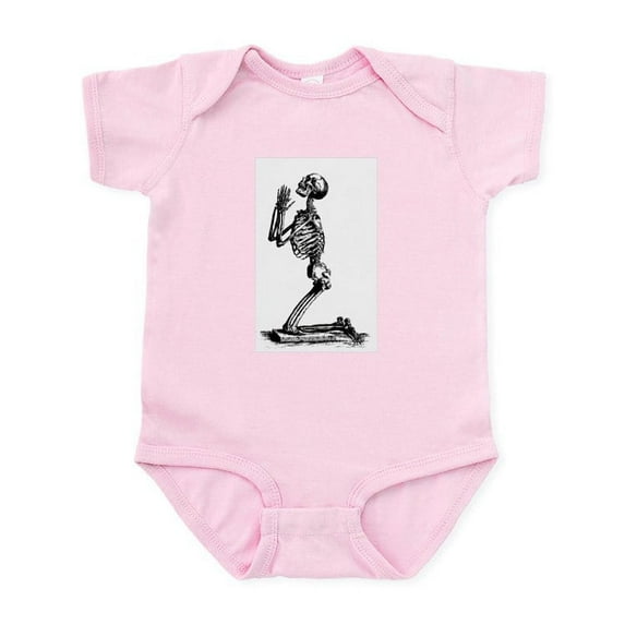 CafePress - Praying Skeleton Infant Bodysuit - Baby Light Bodysuit, Size Newborn - 24 Months