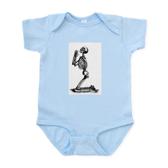 CafePress - Praying Skeleton Infant Bodysuit - Baby Light Bodysuit, Size Newborn - 24 Months