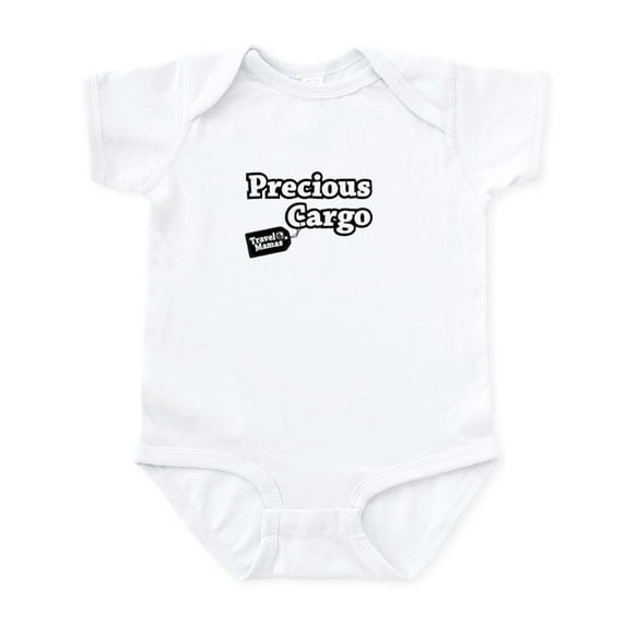 CafePress - Precious Cargo Baby Bodysuit For Boys - Baby Light Bodysuit, Size Newborn - 24 Months