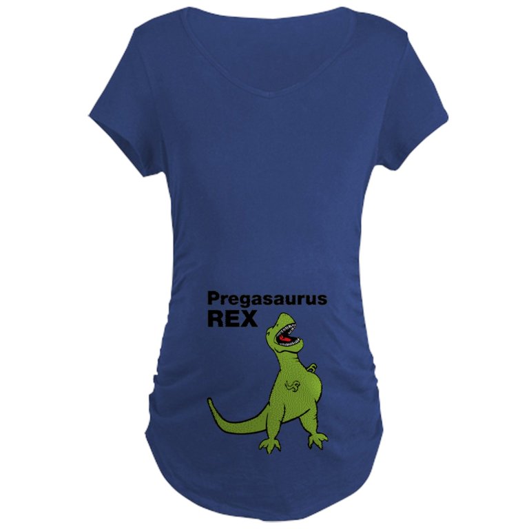 CafePress Pregasaurus Rex, Funny Maternity T Shirt Maternity