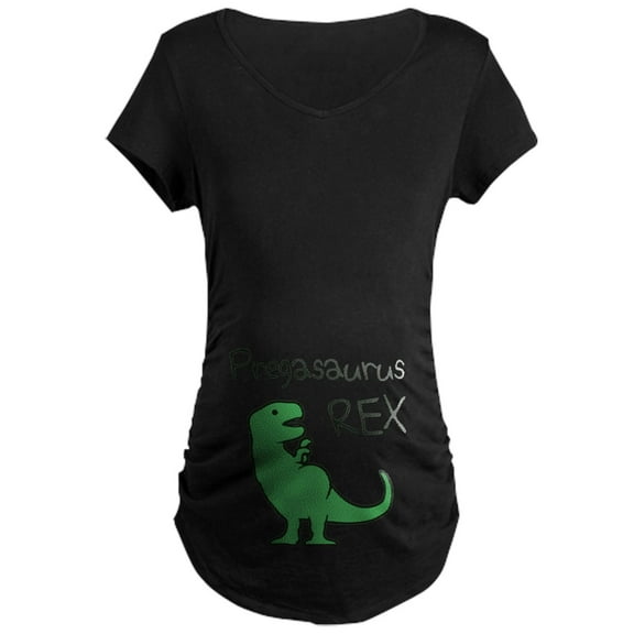 CafePress - Pregasaurus Rex Maternity T Shirt - Maternity Dark T-Shirt