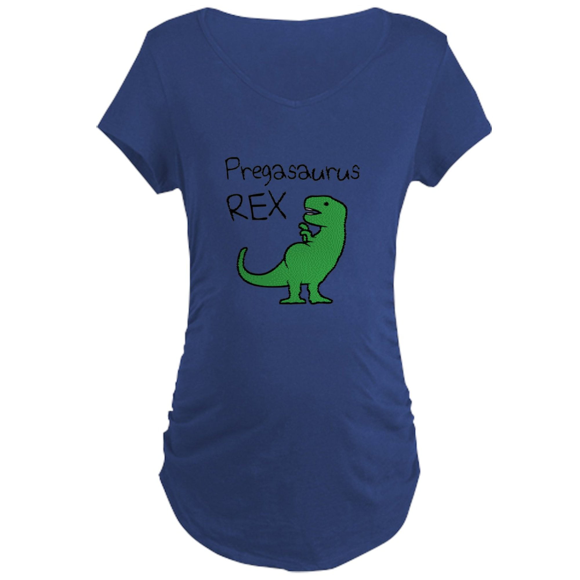 CafePress Pregasaurus Rex Maternity T Shirt Maternity Dark T