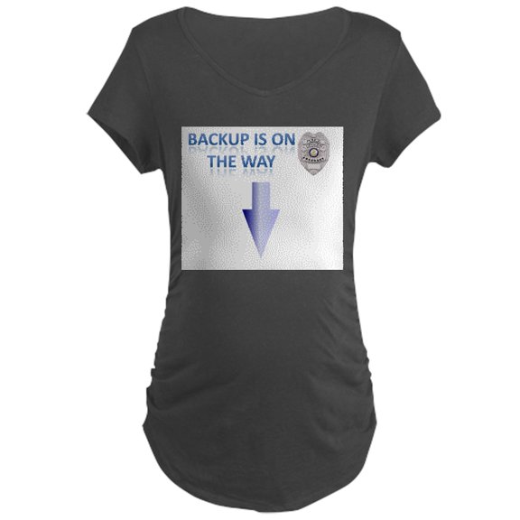 CafePress - Pregbackup - Maternity Dark T-Shirt