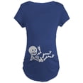 thumbnail image 1 of CafePress - Pregnant Skeleton Sign Language Maternity T Shirt - Maternity Dark T-Shirt, 1 of 1
