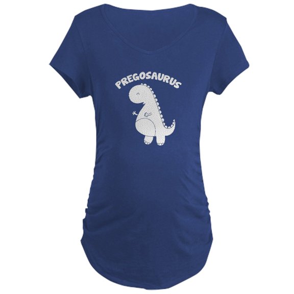CafePress - Pregosaurus Maternity Dark T Shirt - Maternity Dark T-Shirt