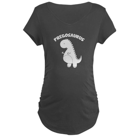 CafePress - Pregosaurus Maternity Dark T Shirt - Maternity Dark T-Shirt
