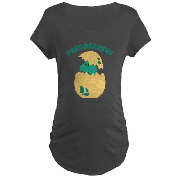 CafePress - Pregosaurus Maternity T Shirt - Maternity Dark T-Shirt