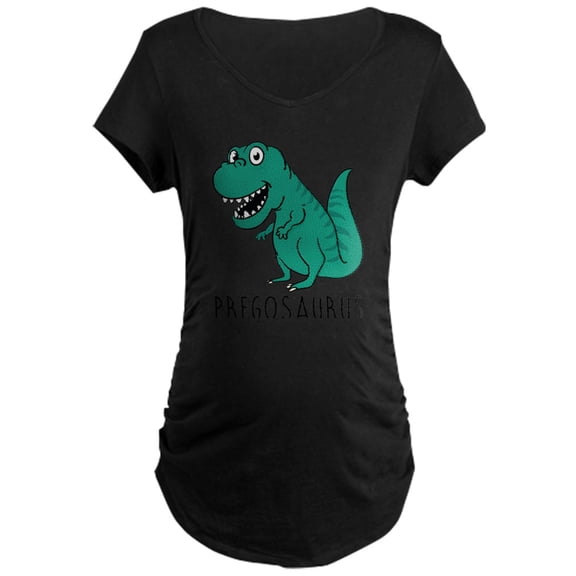 CafePress - Pregosaurus Maternity T Shirt - Maternity Dark T-Shirt