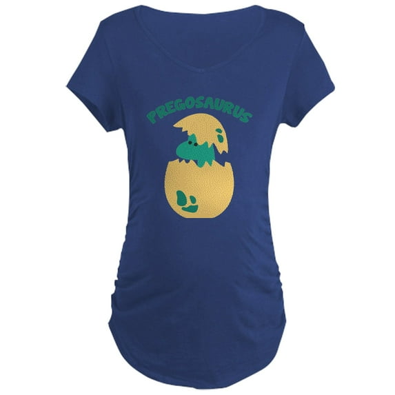 CafePress - Pregosaurus Maternity T Shirt - Maternity Dark T-Shirt