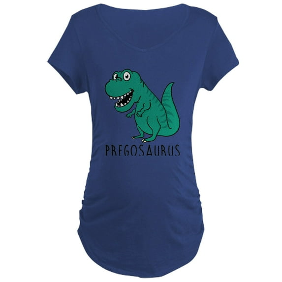 CafePress - Pregosaurus Maternity T Shirt - Maternity Dark T-Shirt
