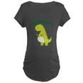 thumbnail image 1 of CafePress - Pregosaurus Maternity T Shirt - Maternity Dark T-Shirt, 1 of 3