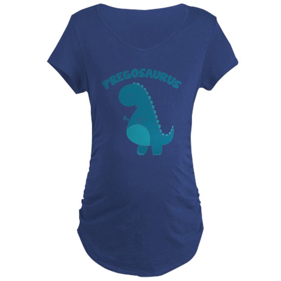 CafePress - Pregosaurus Maternity T Shirt - Maternity Dark T-Shirt
