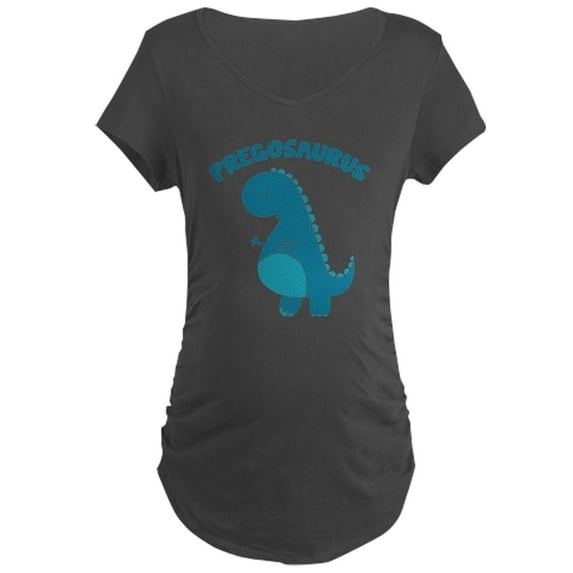 CafePress - Pregosaurus Maternity T Shirt - Maternity Dark T-Shirt