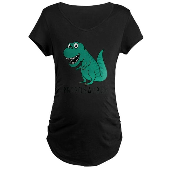 CafePress - Pregosaurus Maternity T Shirt - Maternity Dark T-Shirt