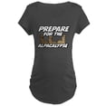thumbnail image 1 of CafePress - Prepare For The Alpacalypse Maternity Dark T Shirt - Maternity Dark T-Shirt, 1 of 3