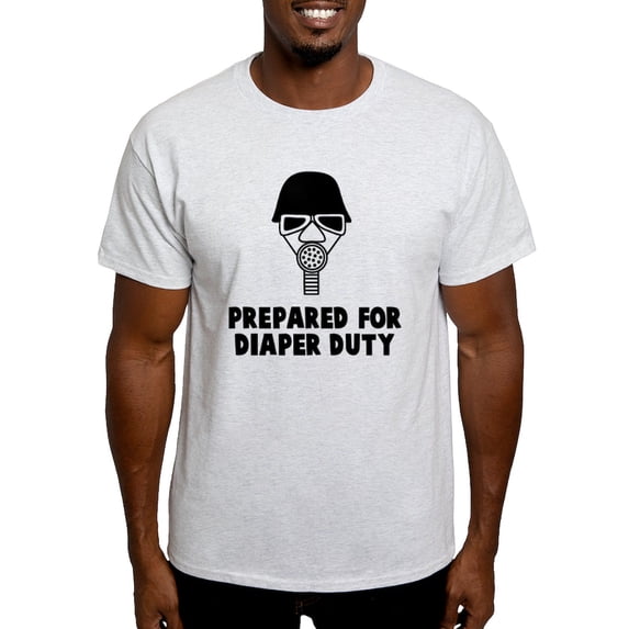 CafePress - Prepared For Diaper T Shirt - Men's Classic Graphic T-Shirt