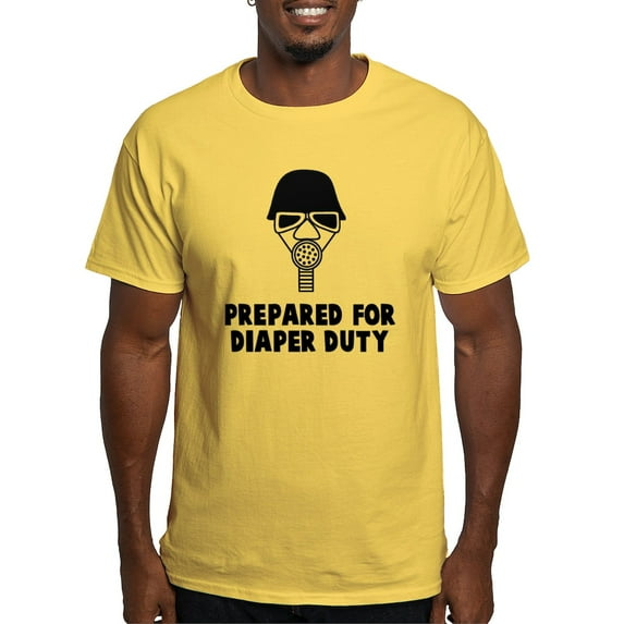 CafePress - Prepared For Diaper T Shirt - Men's Classic Graphic T-Shirt