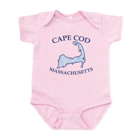 CafePress - Preppy Vintage Blue Cape Cod Infant Bodysuit - Baby Light Bodysuit, Size Newborn - 24 Months
