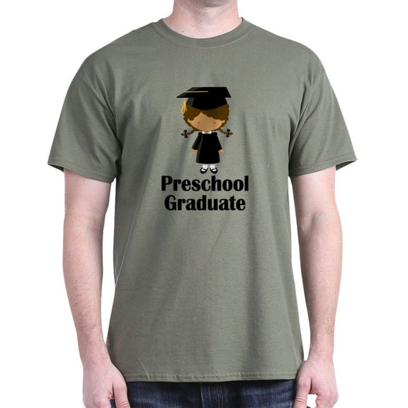 CafePress - Preschool Graduate T Shirt - Men's Classic Graphic Cotton T-Shirt