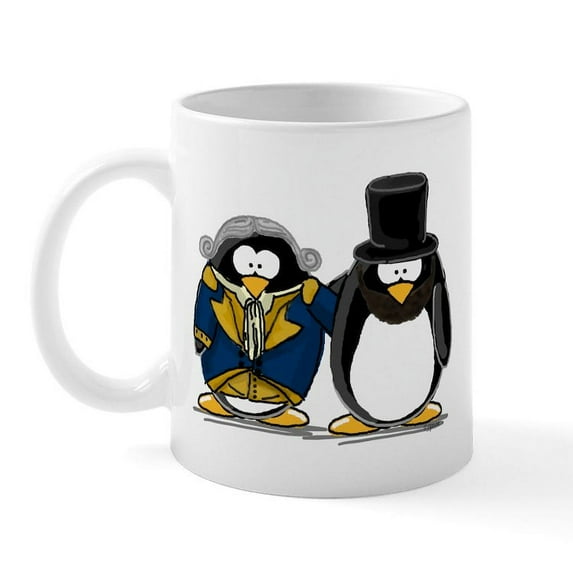 CafePress - President's Day Mug - 11 oz Ceramic Mug - Novelty Coffee Tea Cup