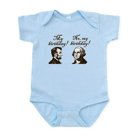 CafePress - Presidents' Birthday Infant Bodysuit - Baby Light Bodysuit, Size Newborn - 24 Months