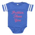thumbnail image 1 of CafePress - Prettier Than You - Cute Infant Baby Football Bodysuit, 1 of 3