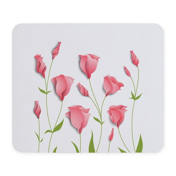 CafePress - Pretty Flowers Mousepad - Non-slip Rubber Mousepad, Gaming Mouse Pad