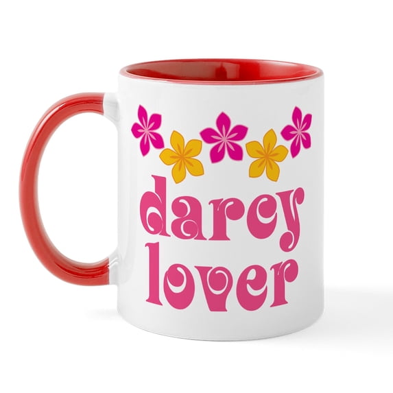 CafePress - Pretty Mr. Darcy Lover Mug - 11 oz Ceramic Mug - Novelty Coffee Tea Cup