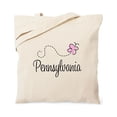 thumbnail image 1 of CafePress - Pretty Pennsylvania Tote Bag - Unisex Canvas Tote Bag, Beige, 1-Piece, 1 of 8