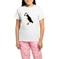 thumbnail image 1 of CafePress - Pretty Puffin Women's Light Pajamas - Women's Short Sleeve Print T-Shirt and Pants Light Cotton Pajama Set, 1 of 7