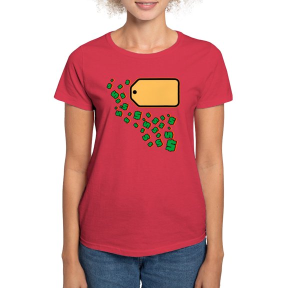 CafePress - Price Tag Women's Dark T Shirt - Women's Traditional Fit Dark T-Shirt