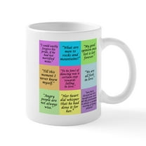 CafePress - Pride And Prejudice Quotes Mugs - 11 oz Ceramic Mug - Novelty Coffee Tea Cup