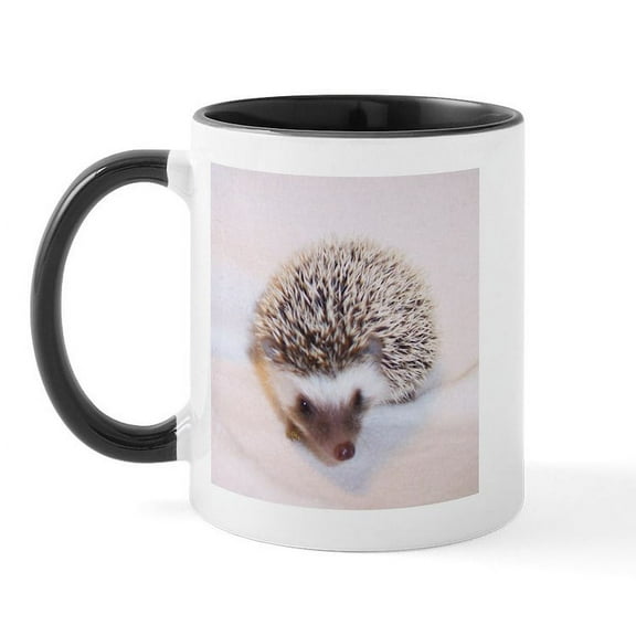 CafePress - Prima The Hedgehog Mug - 11 oz Ceramic Mug - Novelty Coffee Tea Cup