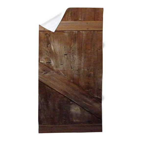 CafePress - Primitive Farmhouse Barn Wood - Large Beach Towel, Soft 30"x60" Towel with Unique Design