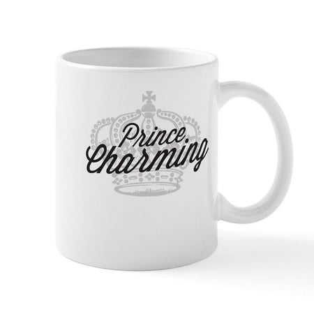 CafePress - Prince Charming With Crown Mug - 11 oz Ceramic Mug - Novelty Coffee Tea Cup