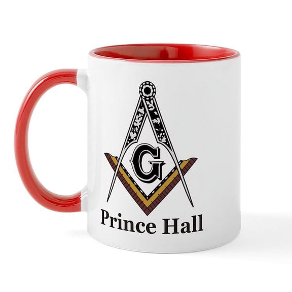 CafePress - Prince Hall Square And Compass Mug - 11 oz Ceramic Mug - Novelty Coffee Tea Cup