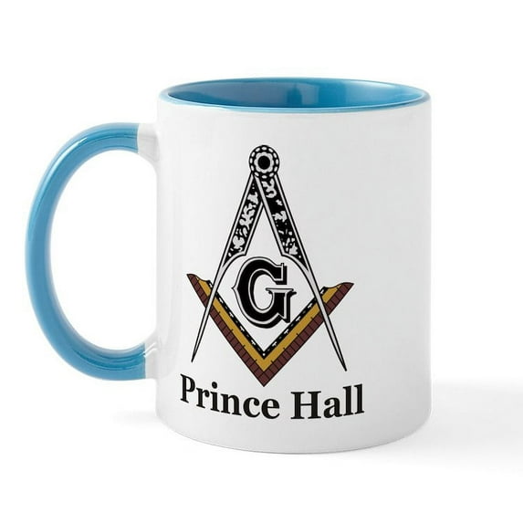 CafePress - Prince Hall Square And Compass Mug - 11 oz Ceramic Mug - Novelty Coffee Tea Cup