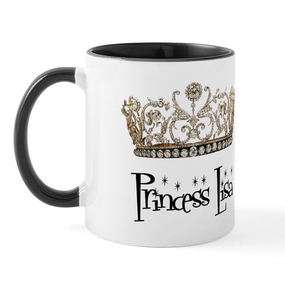 CafePress - Princess Lisa Mug - 11 oz Ceramic Mug - Novelty Coffee Tea Cup