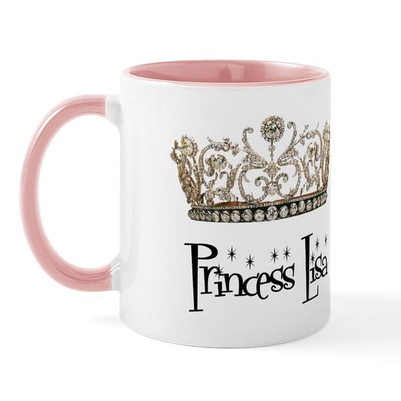 CafePress - Princess Lisa Mug - 11 oz Ceramic Mug - Novelty Coffee Tea Cup