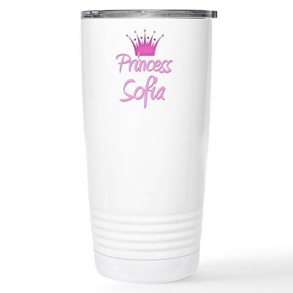 CafePress - Princess Sofia Stainless Steel Travel Mug - Insulated Stainless Steel Travel Tumbler 20 oz.